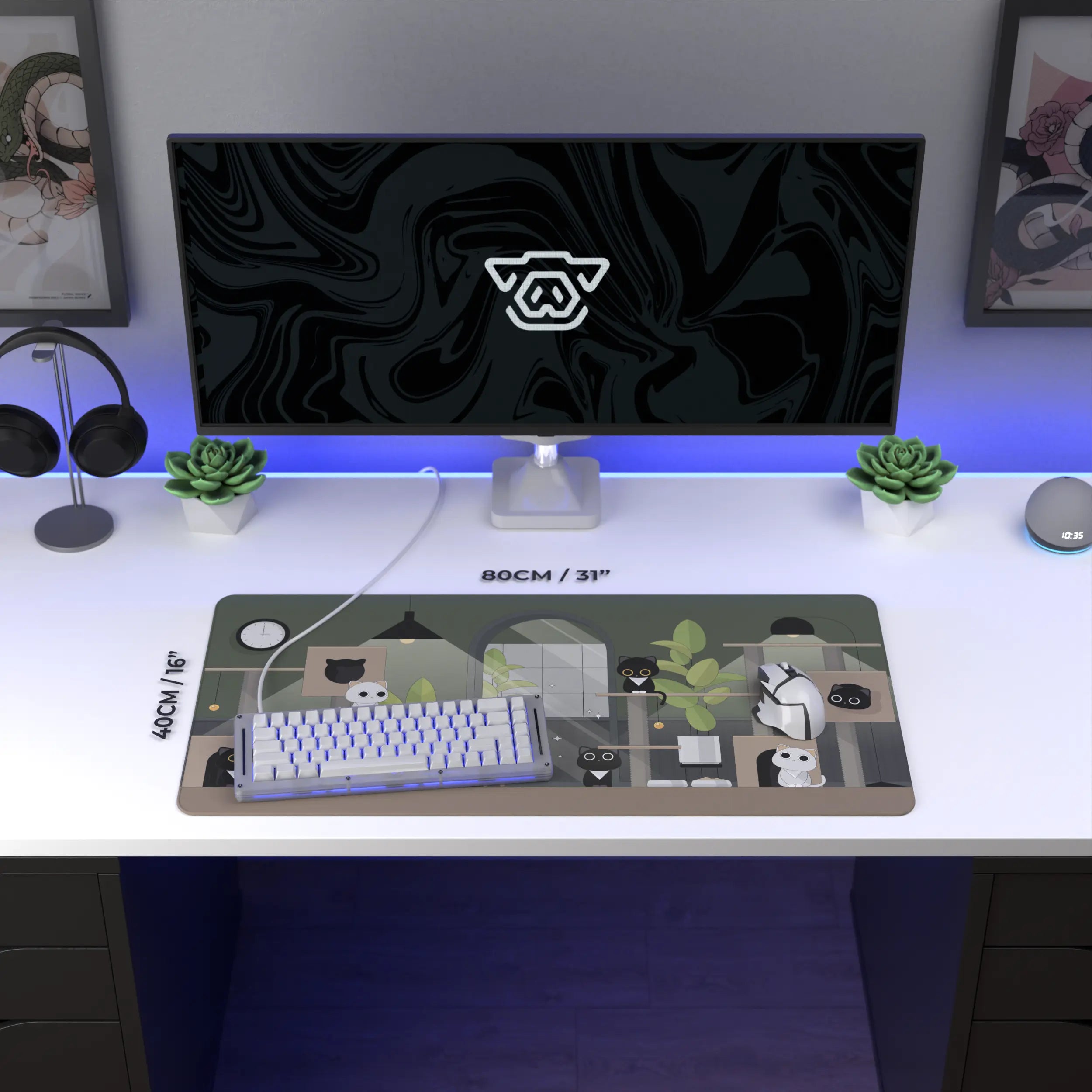 Furry Friends Cat Mousepad