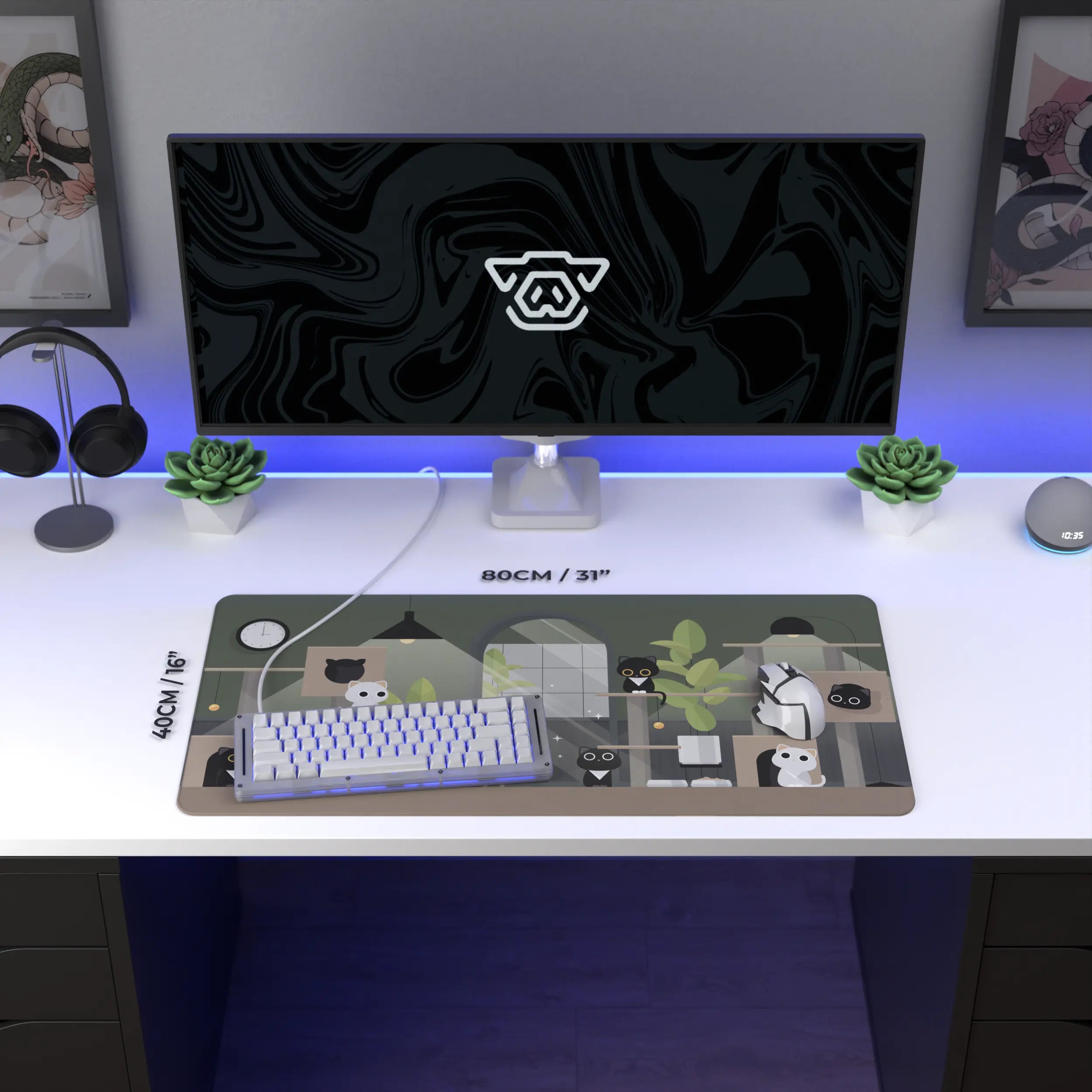 Furry Friends Cat Mousepad