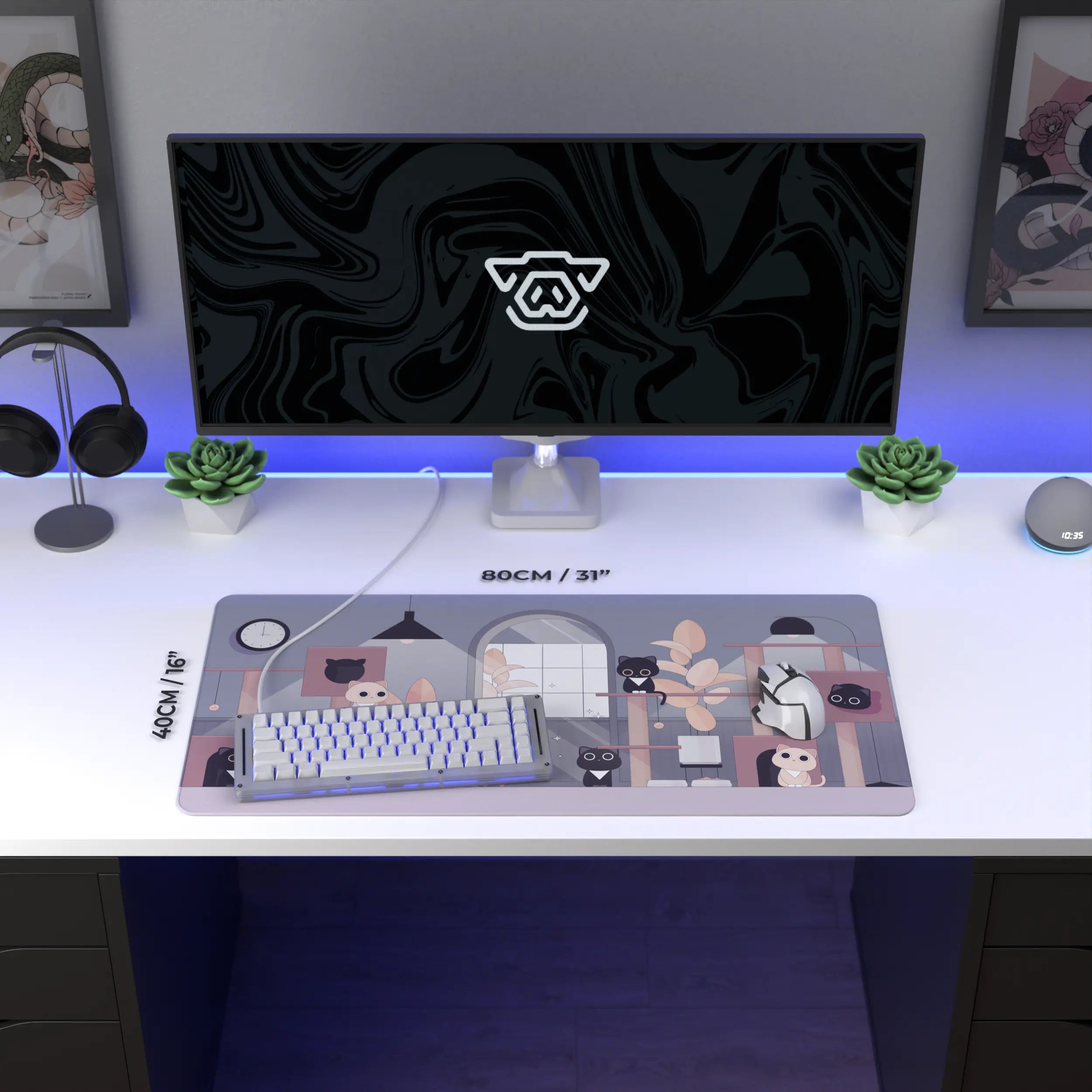 Furry Friends Cat Mousepad
