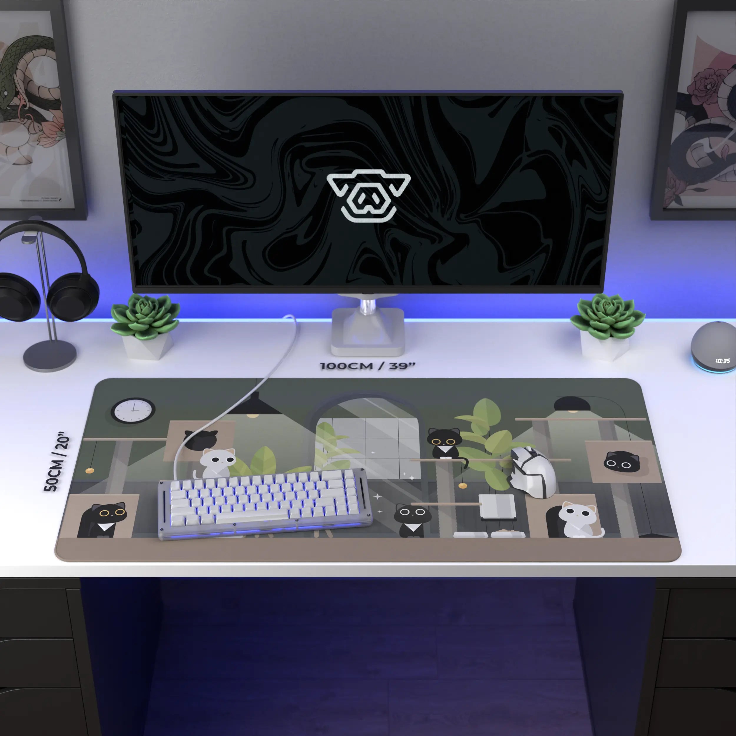 Furry Friends Cat Mousepad
