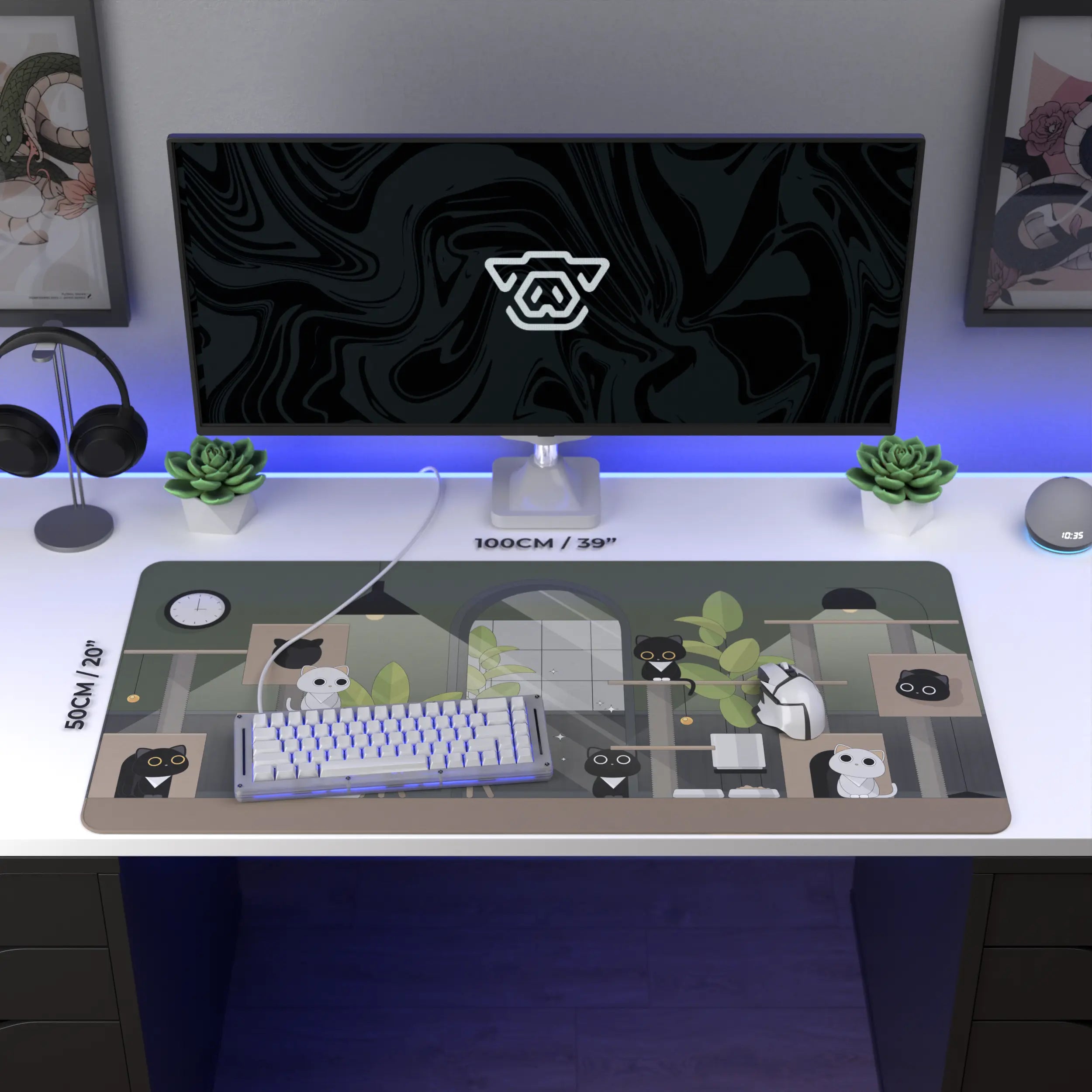 Furry Friends Cat Mousepad