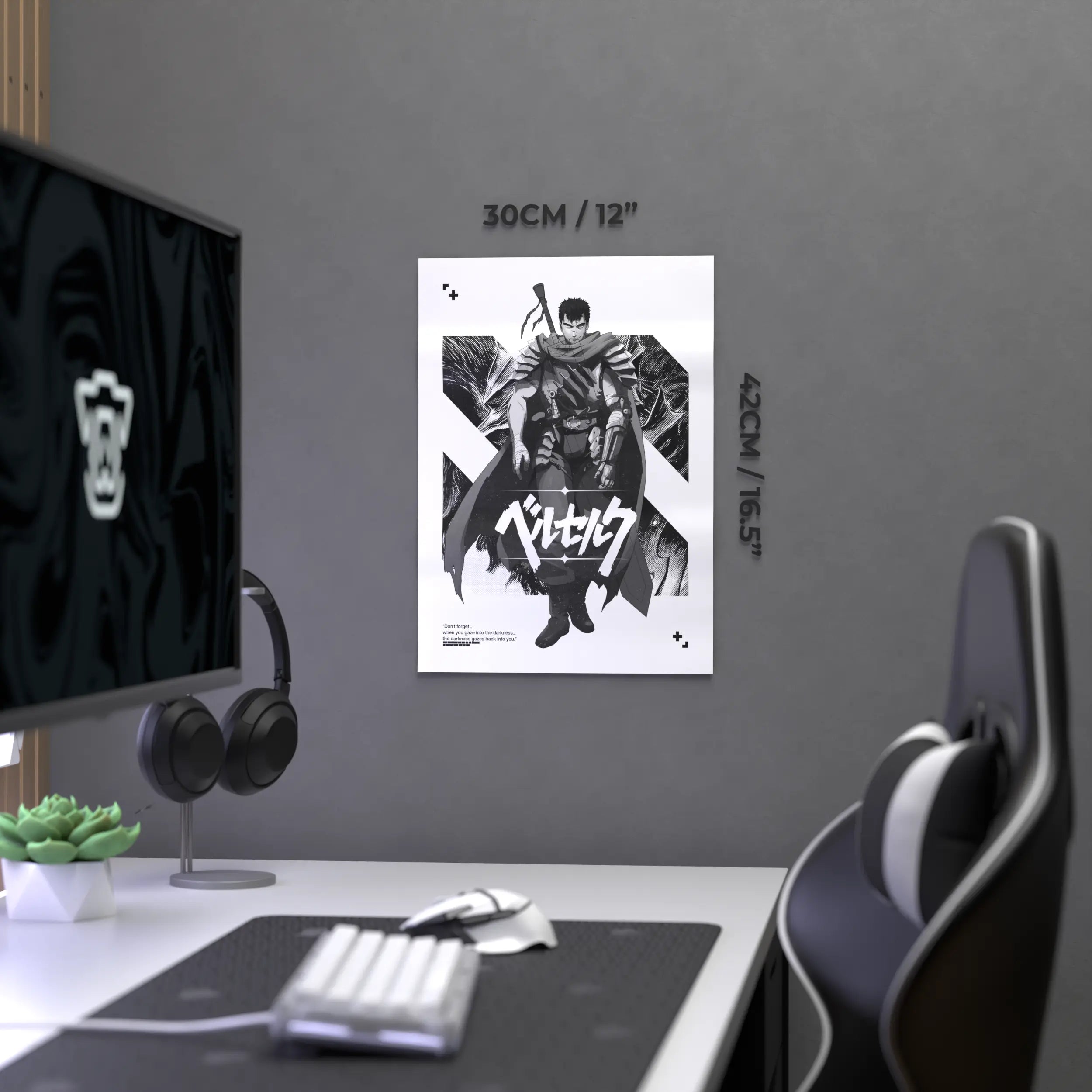 BLVCK SERIES Guts Swordsman Poster
