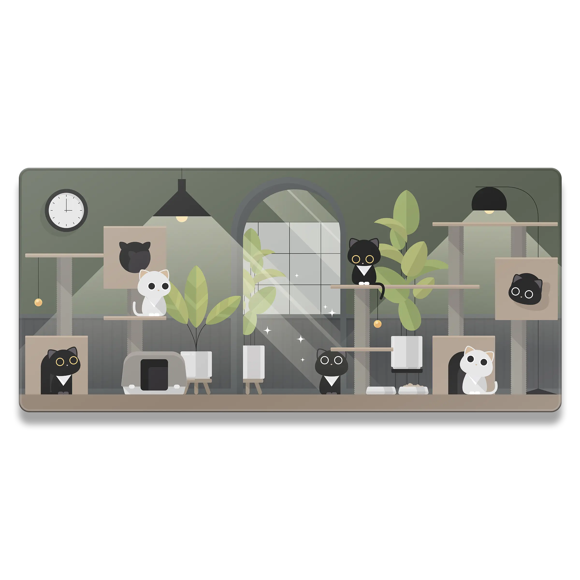 Furry Friends Cat Mousepad