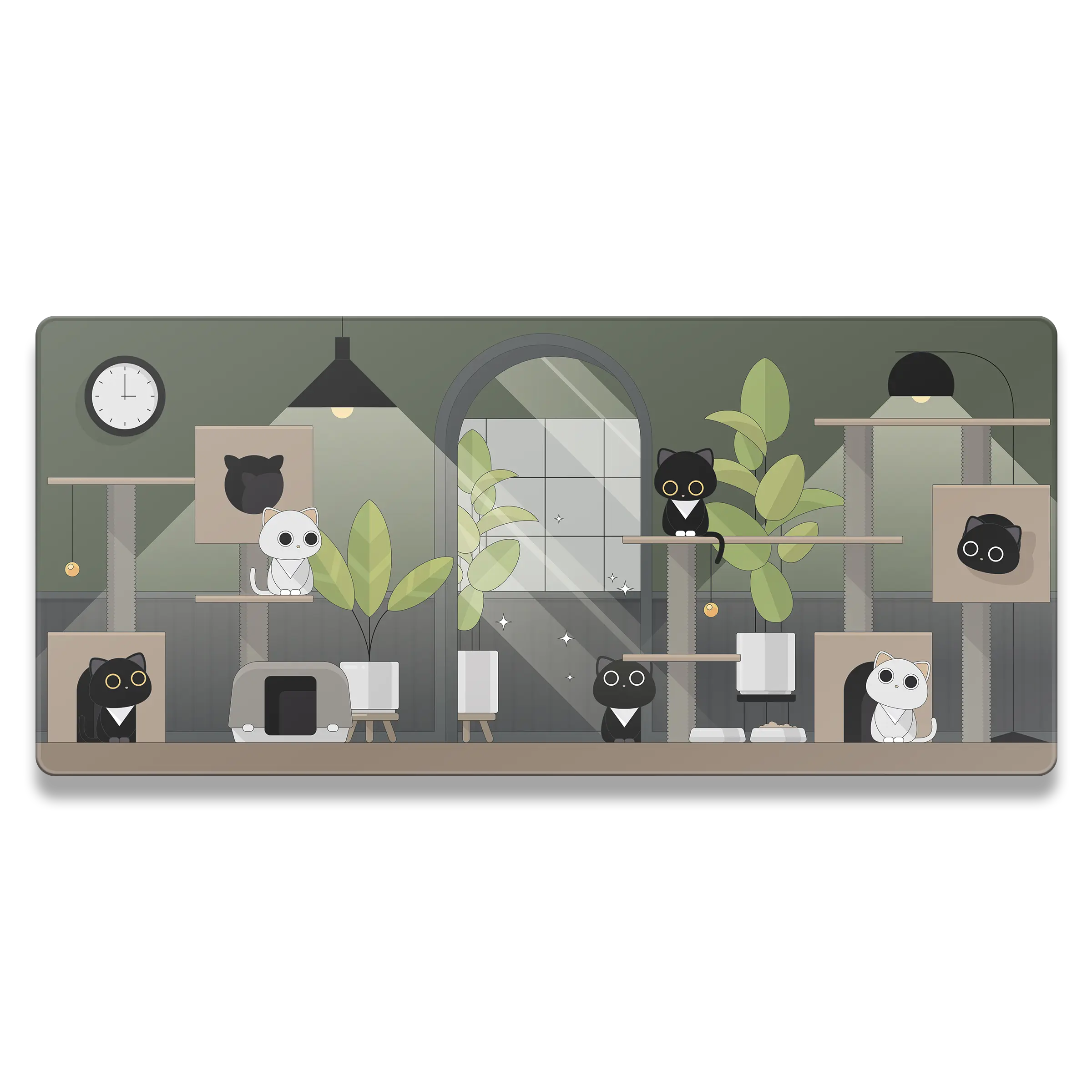Furry Friends Cat Mousepad