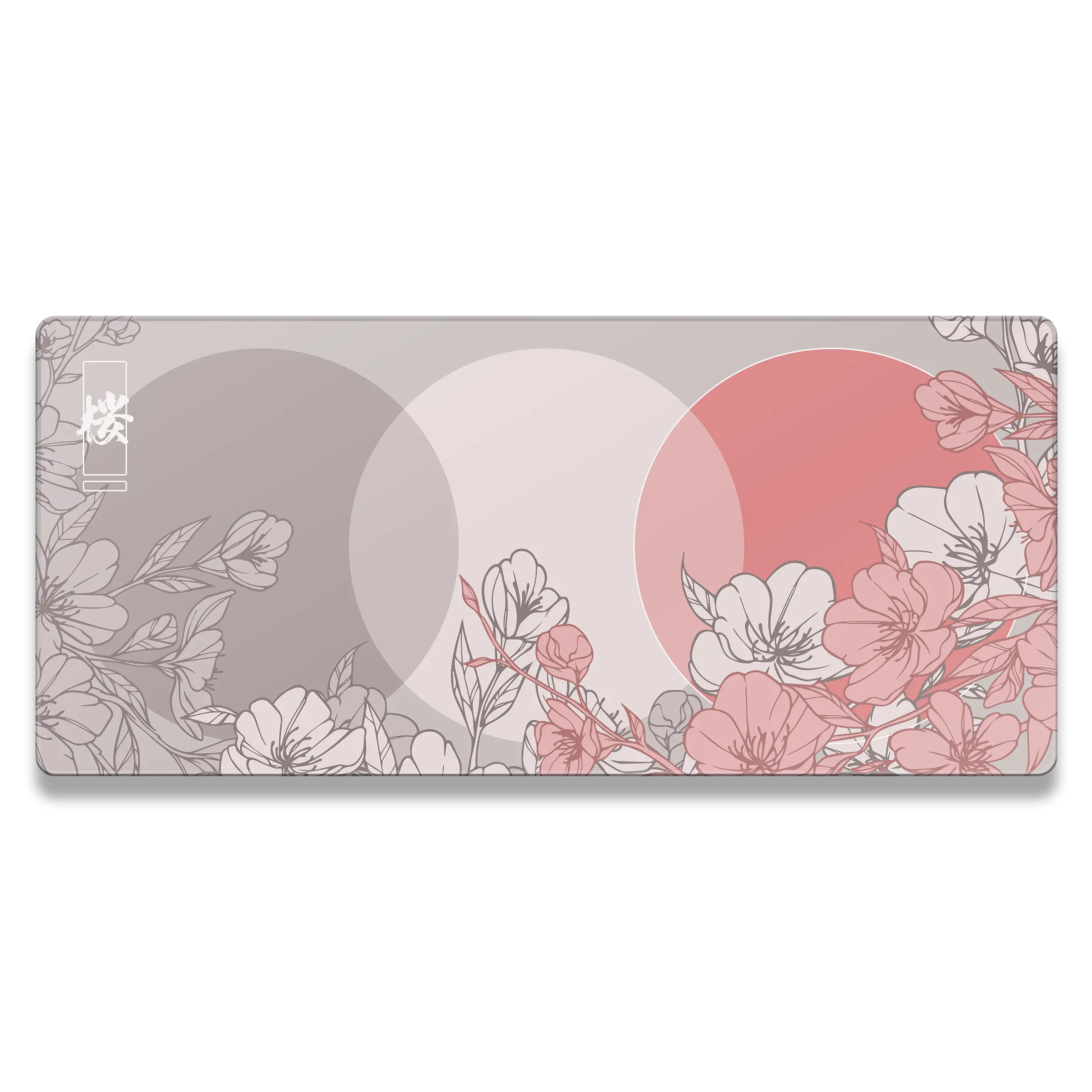 Sakura Circles Mousepad