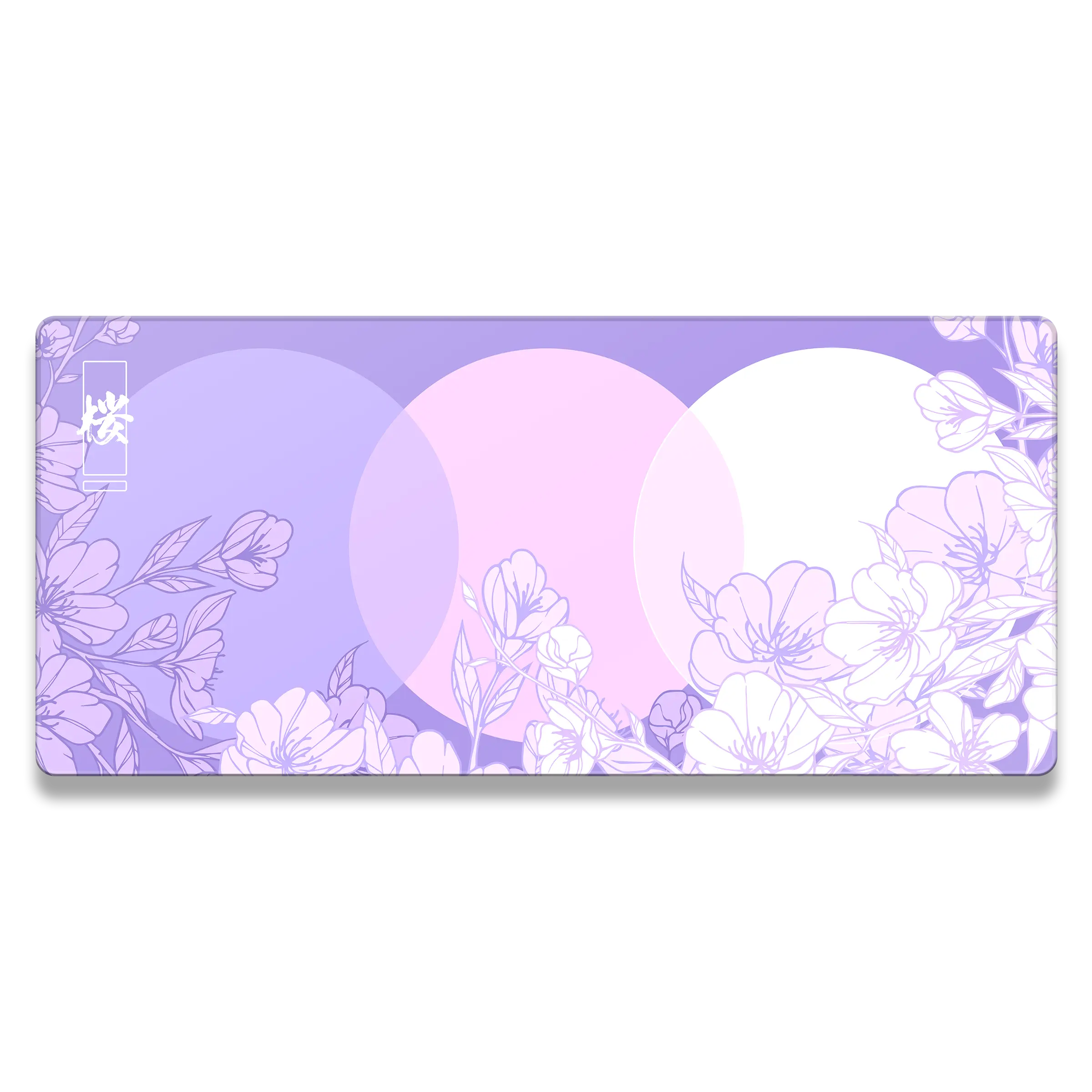 Sakura Circles Mousepad