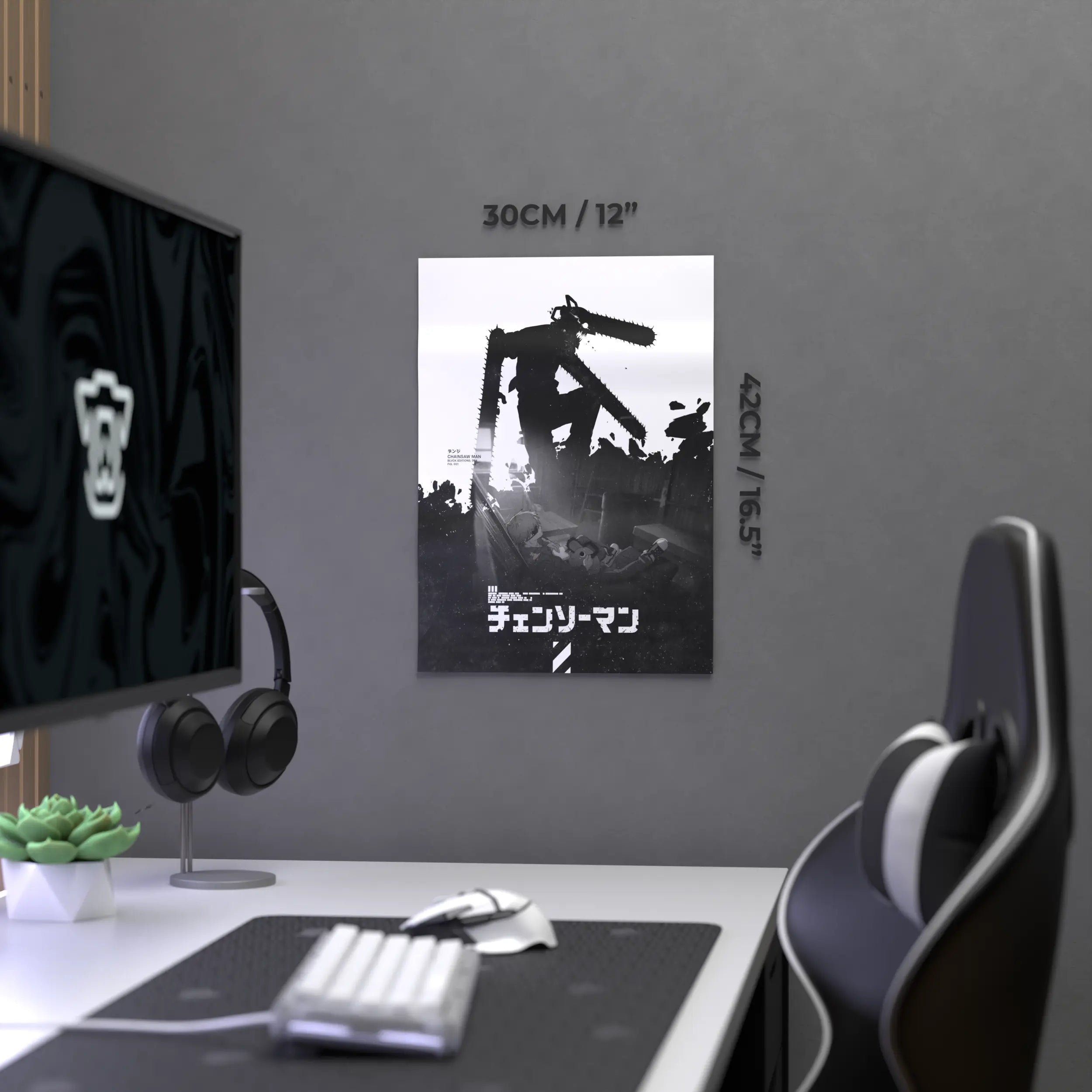 BLVCK SERIES Mechanical Reaper Poster