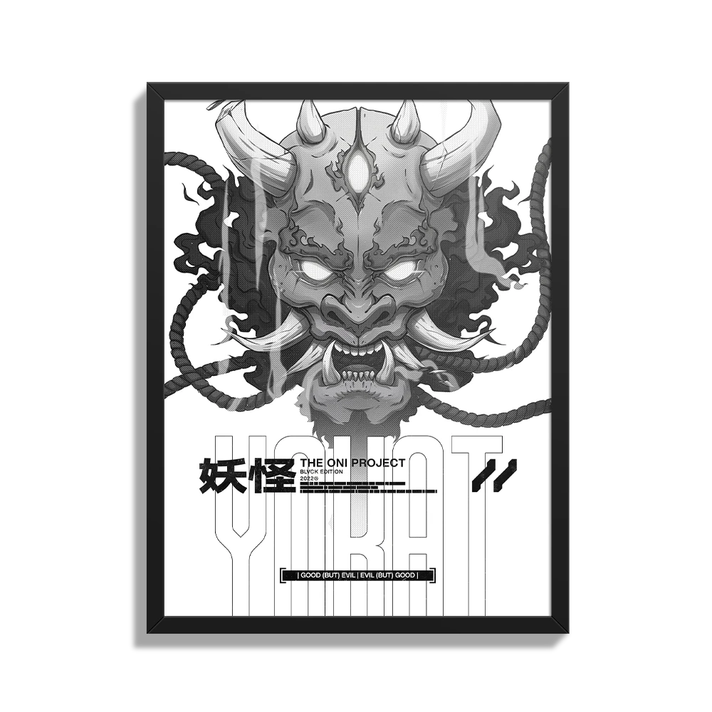 BLVCK SERIES The Oni Poster