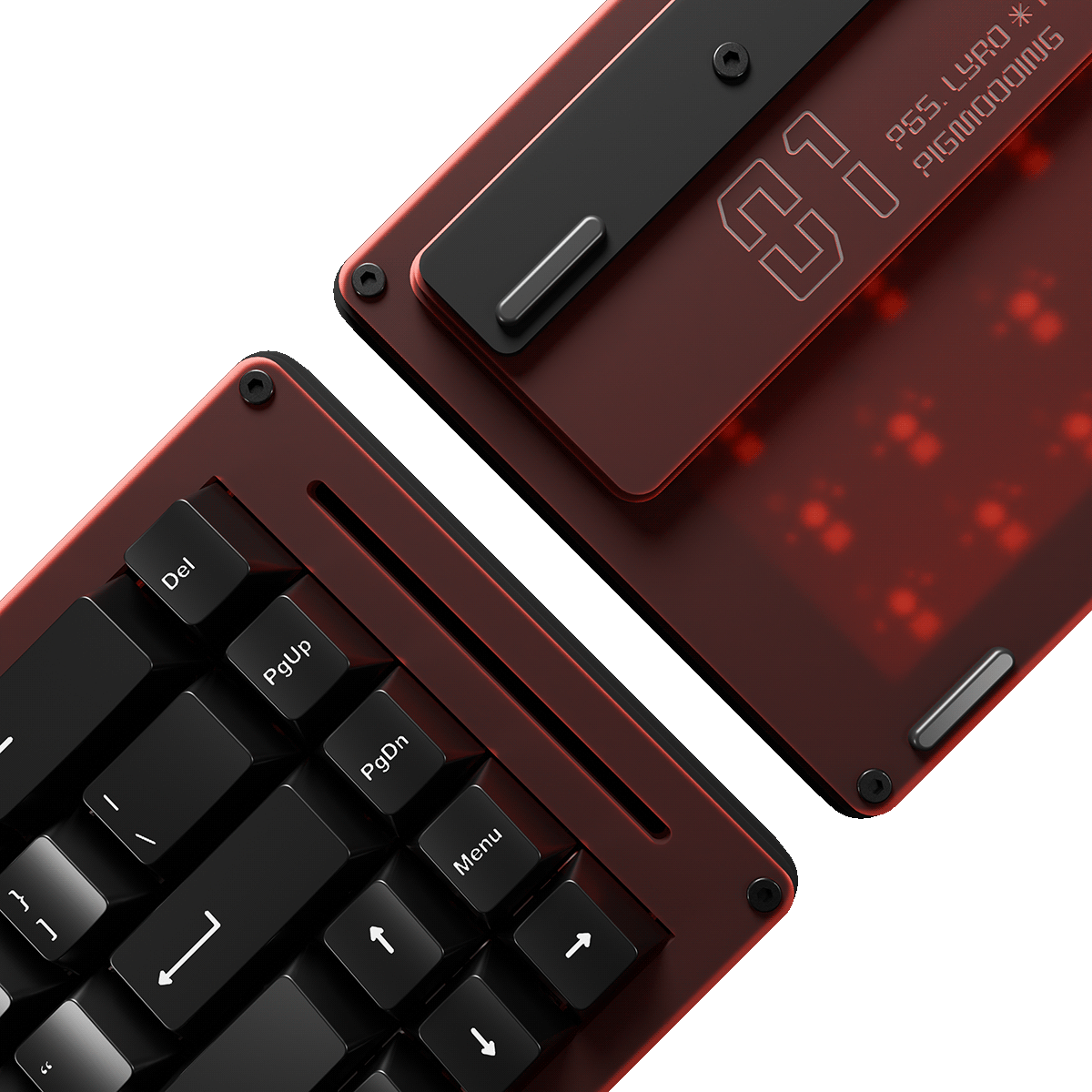 PIG65 Chilli Red 65% Custom Mechanical Keyboard