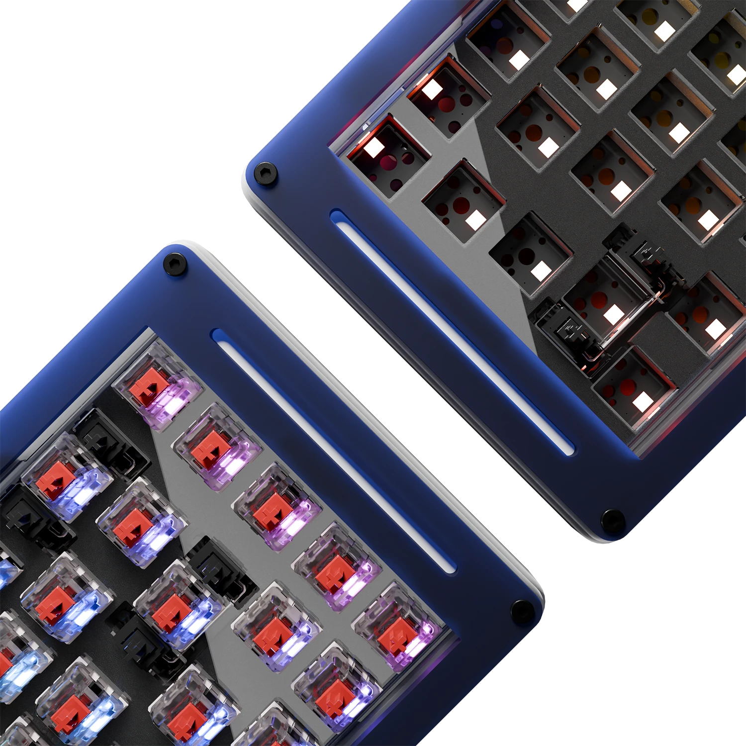 PIG65 Sapphire Blue 65% Custom Mechanical Keyboard