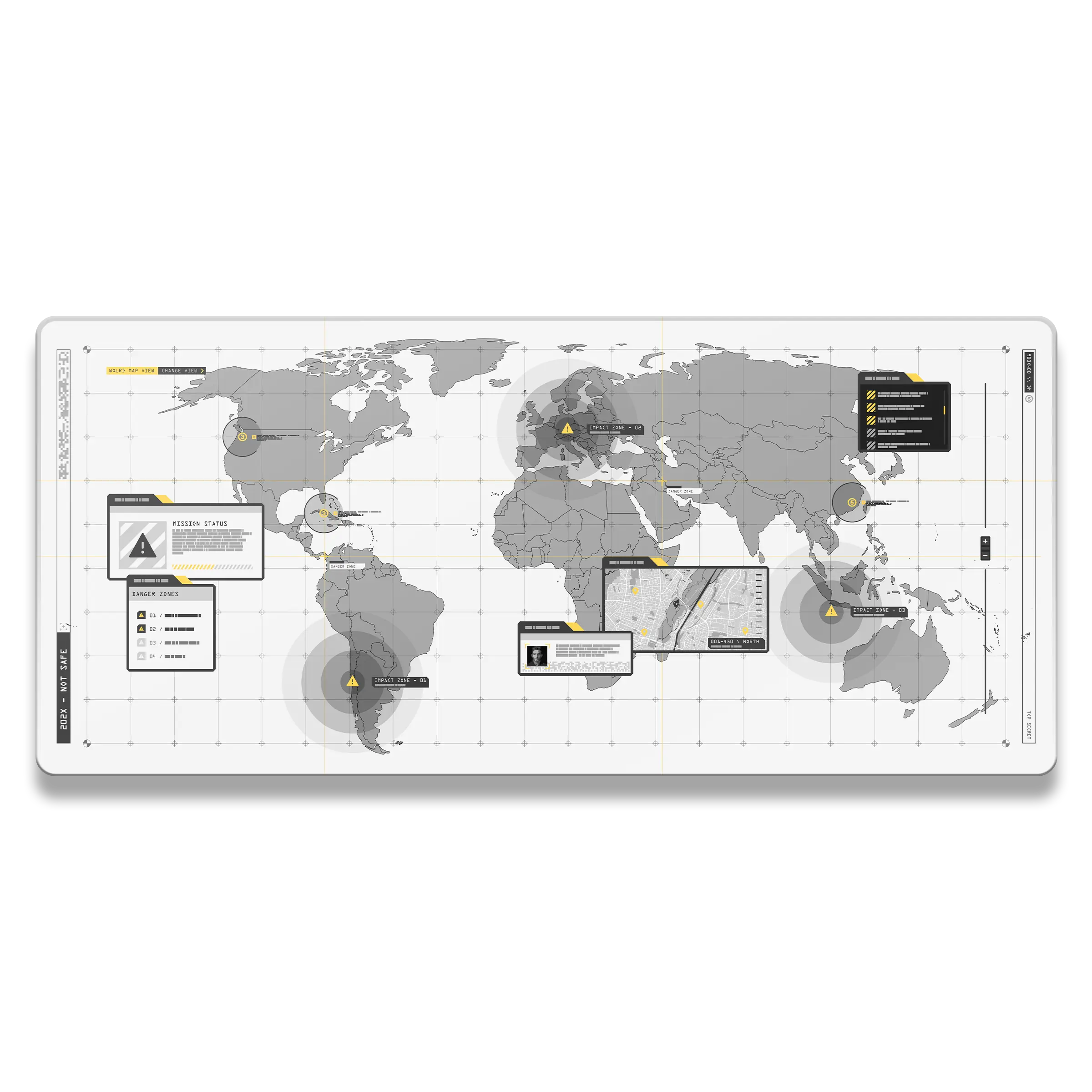 Map Alert Mousepad