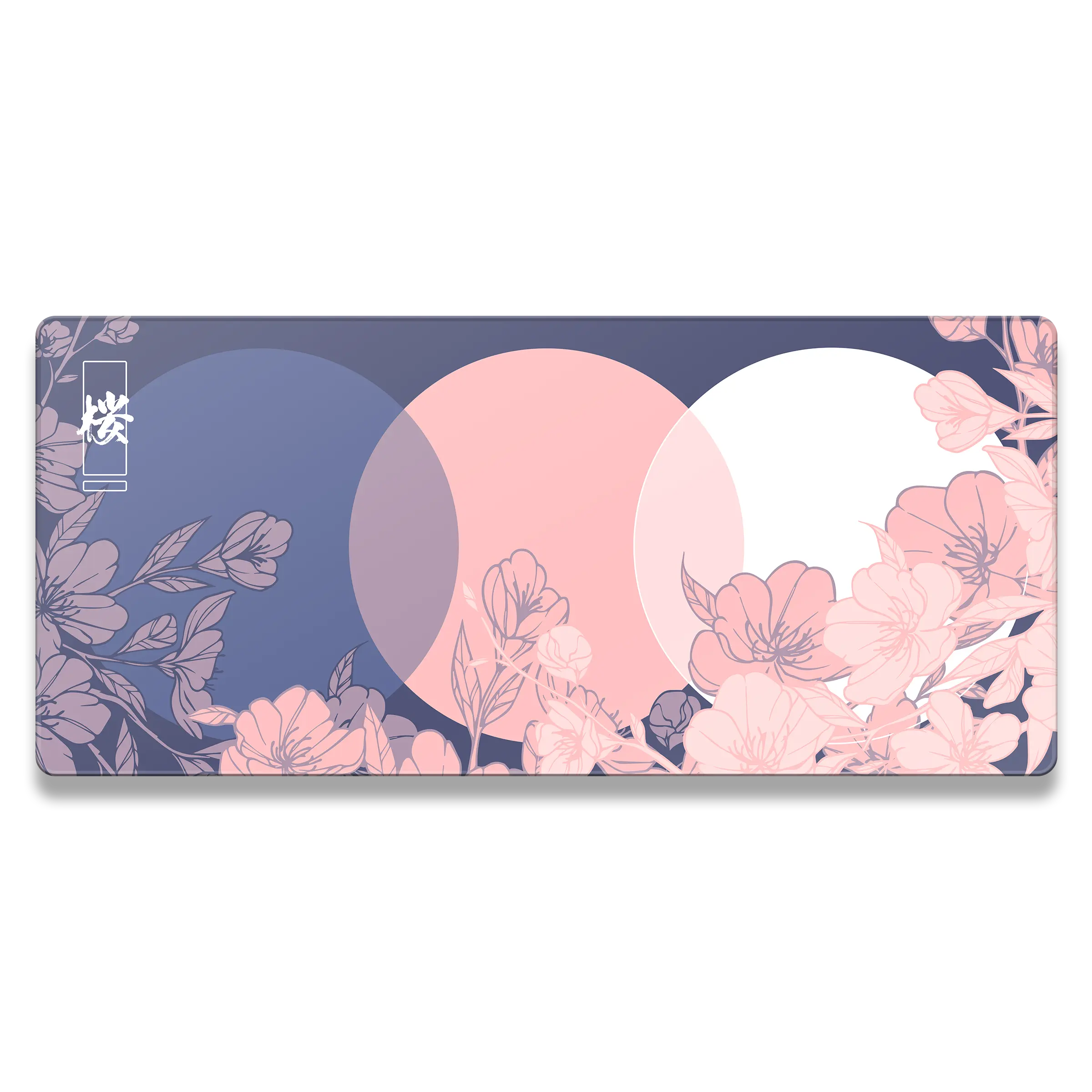 Sakura Circles Mousepad
