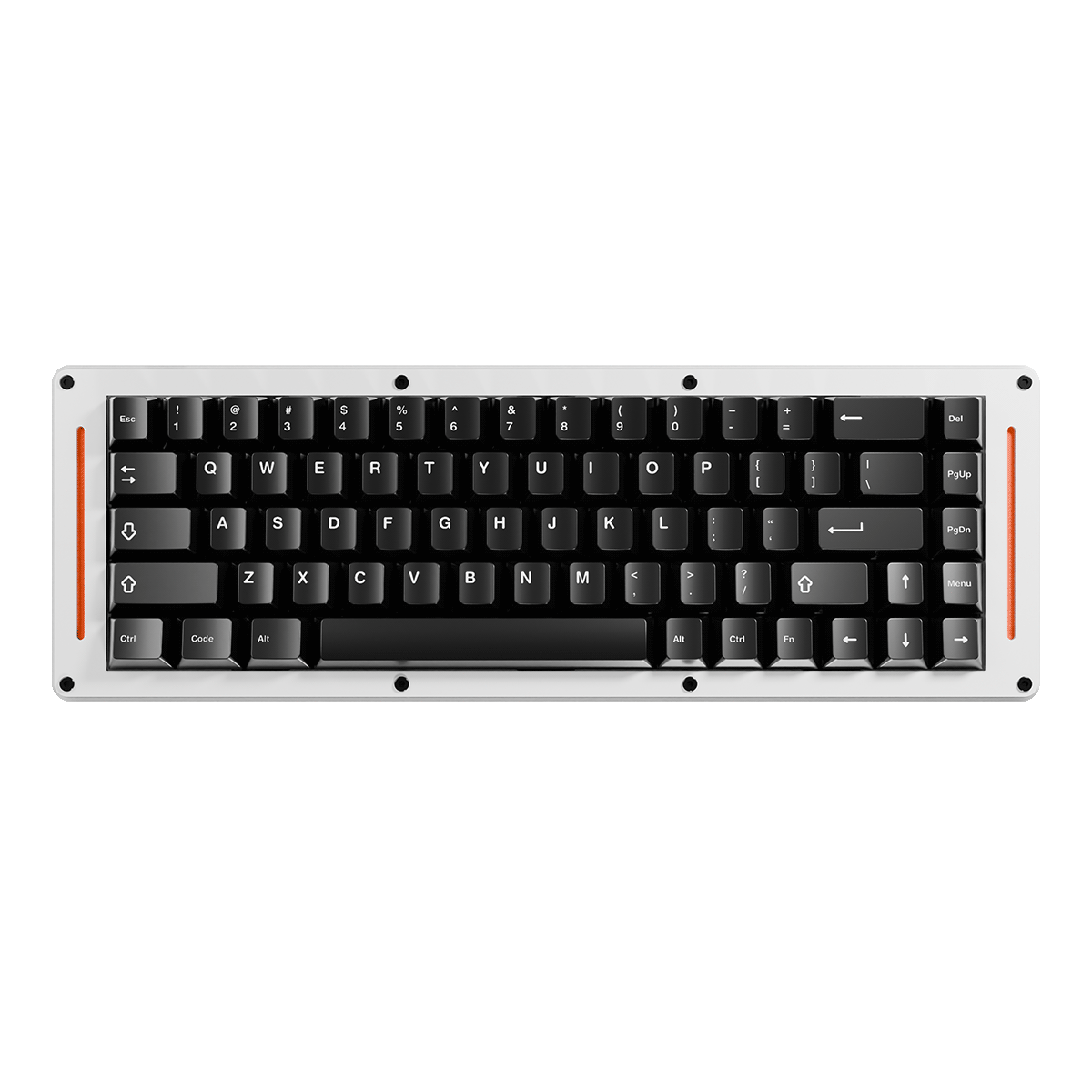 PIG65 Industrial Orange 65% Custom Mechanical Keyboard