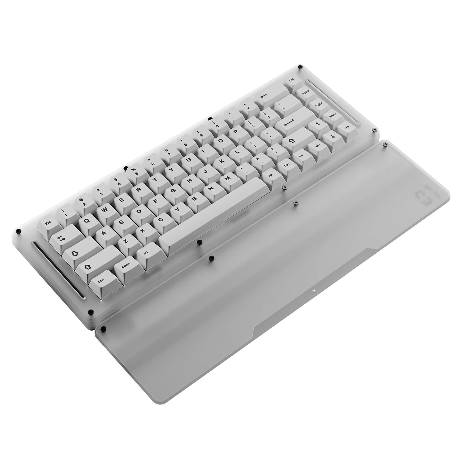 Frost White Acrylic Wrist Rest